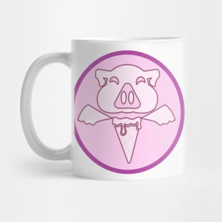 Pink Pigasus on a Cone Mug